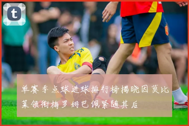 单赛季点球进球排行榜揭晓因莫比莱领衔梅罗姆巴佩紧随其后